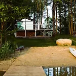 بيت للعطل Wyspa - Dom Nad Jeziorem Z Sauna I Jacuzzi