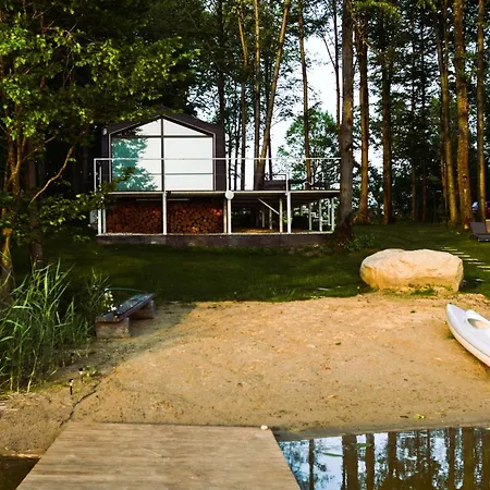 Feriehus Wyspa - Dom Nad Jeziorem Z Sauna I Jacuzzi