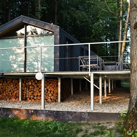 Wyspa - Dom Nad Jeziorem Z Sauna I Jacuzzi Feriehus Ciernie