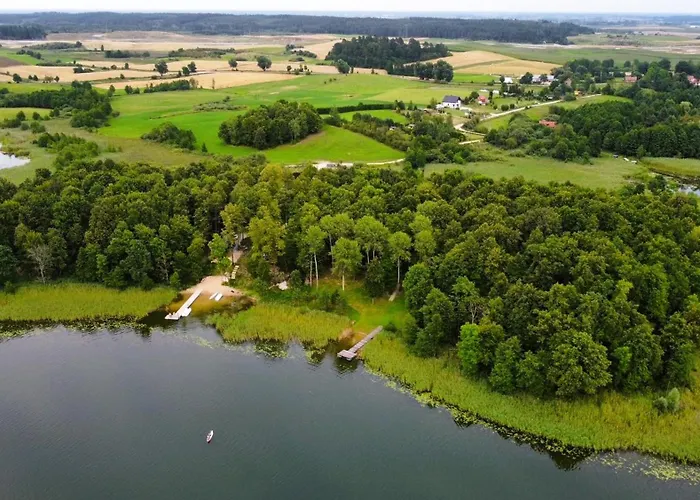 Дом отдыха Wyspa - Dom Nad Jeziorem Z Sauna I Jacuzzi Ciernie