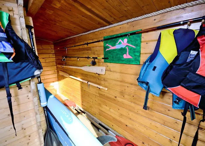 Дом отдыха Wyspa - Dom Nad Jeziorem Z Sauna I Jacuzzi *