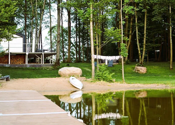 Дом отдыха Wyspa - Dom Nad Jeziorem Z Sauna I Jacuzzi