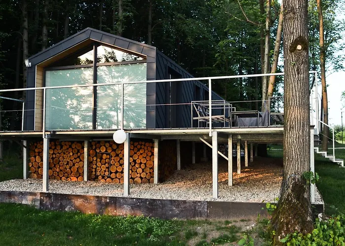 Wyspa - Dom Nad Jeziorem Z Sauna I Jacuzzi Дом отдыха Ciernie