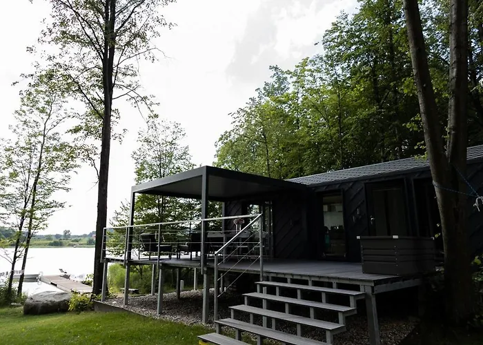 Wyspa - Dom Nad Jeziorem Z Sauna I Jacuzzi Ciernie